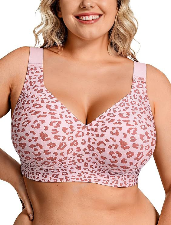 Underwire Bra Padded - حمالة صدر نسائية لاسلكية بمقاسات كبيرة،