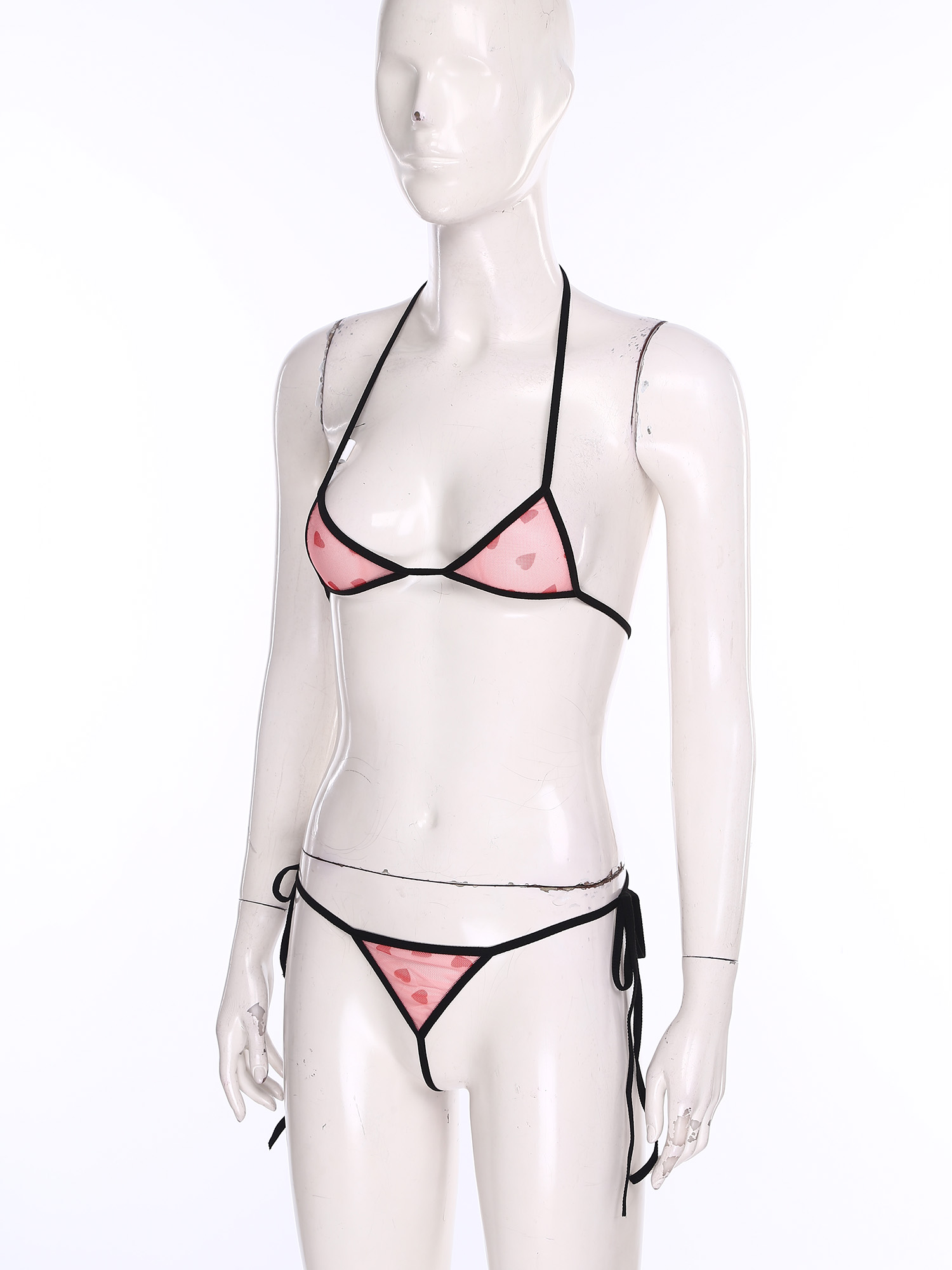 المرأة مايكرو ميني بيكيني المل - مراجعة Sheer Mesh Bra وسعره