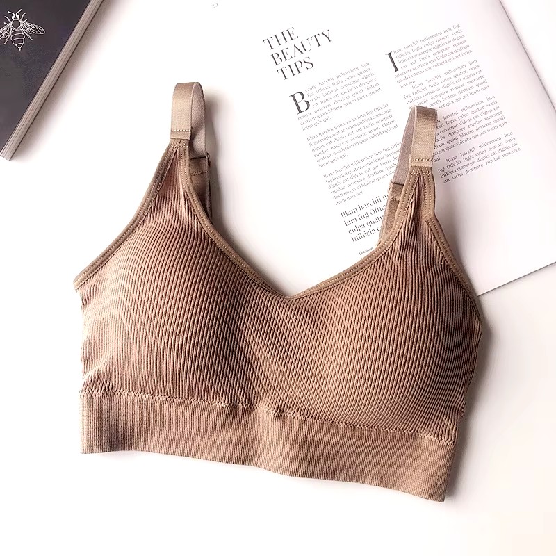مثير سلس حمالات الصدر للنساء ك - مراجعة Sleep Bra Bralette وسعره