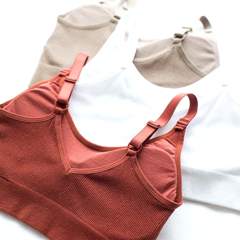 مثير سلس حمالات الصدر للنساء ك - مراجعة Sleep Bra Bralette وسعره