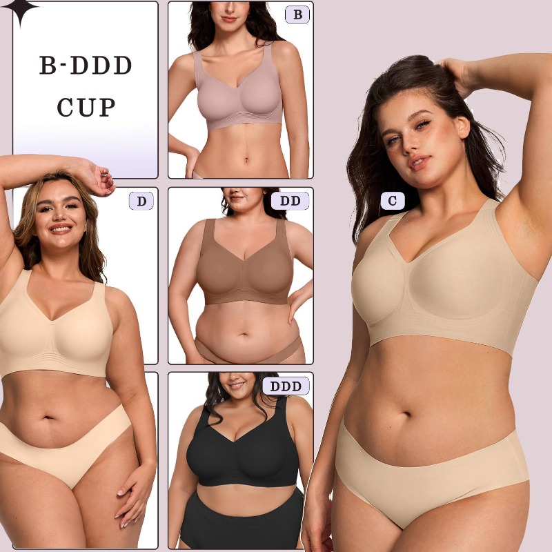 حمالة صدر نسائية لاسلكية بمقاس - مراجعة Underwire Bra Padded وسعره