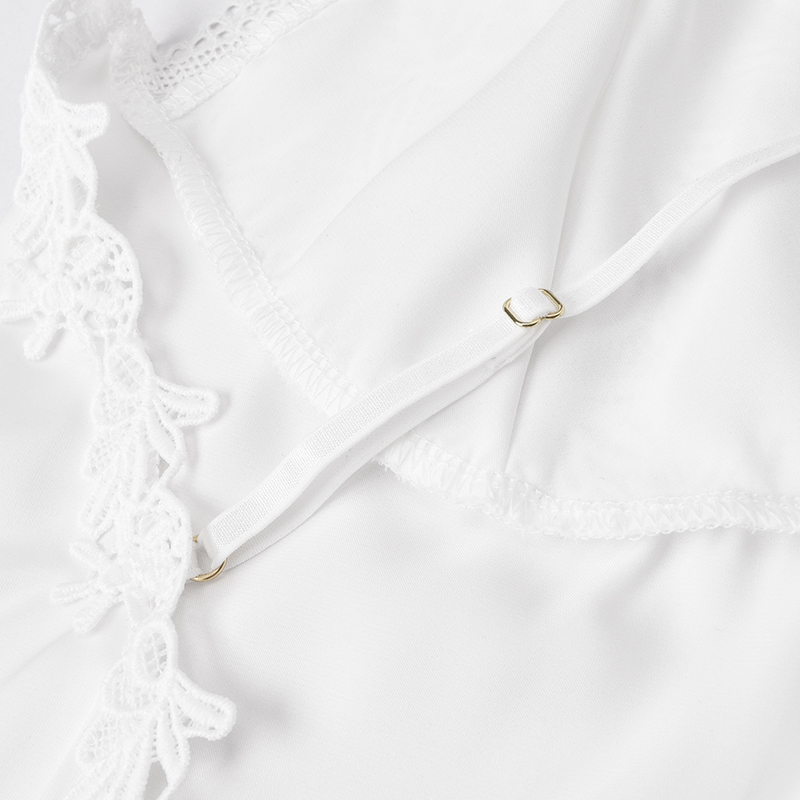 طقم روب ساتان دانتيل للعروس مع - مراجعة Sheer Mesh Bra وسعره